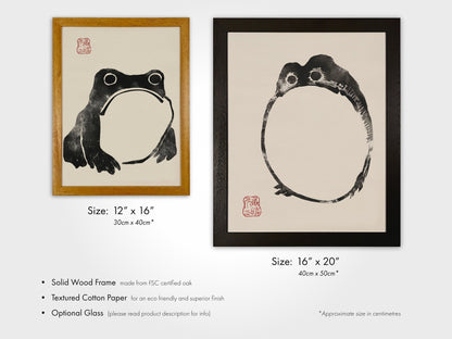 MATSUMOTO HOJI - Japanese Frog #2 - Pathos Studio - Posters, Prints, & Visual Artwork