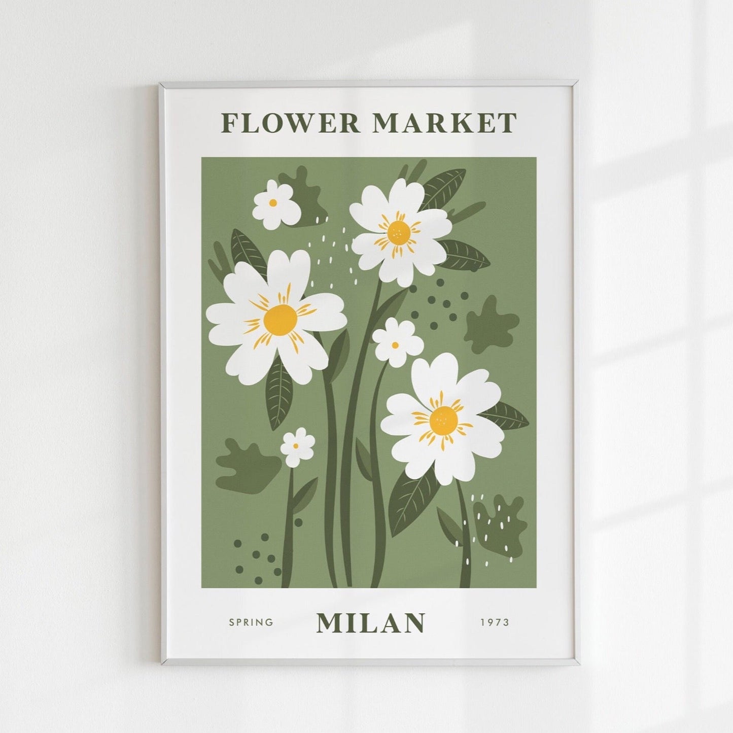 MILAN Flower Market Poster - Pathos Studio - Art Prints