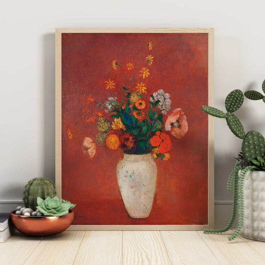 ODILON REDON - Blumenstrauß in einer chinesischen Vase
