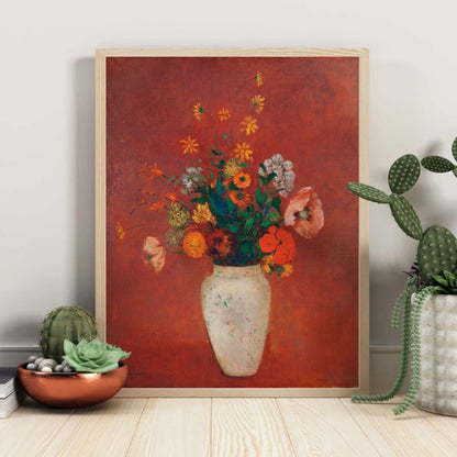 ODILON REDON - Bouquet dans un Vase Chinois