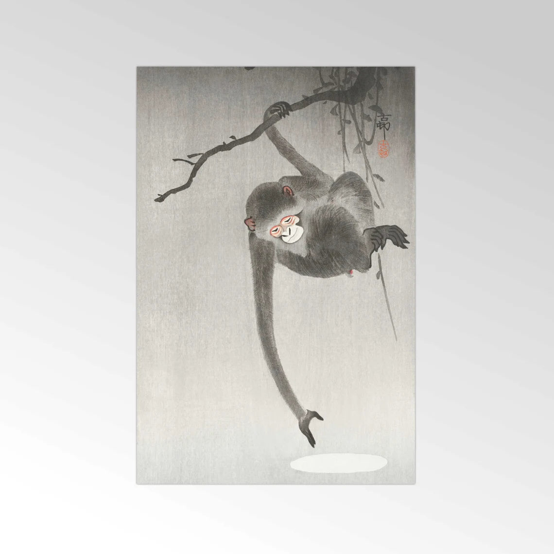 OHARA KOSON – Affe und Spiegelbild des Mondes