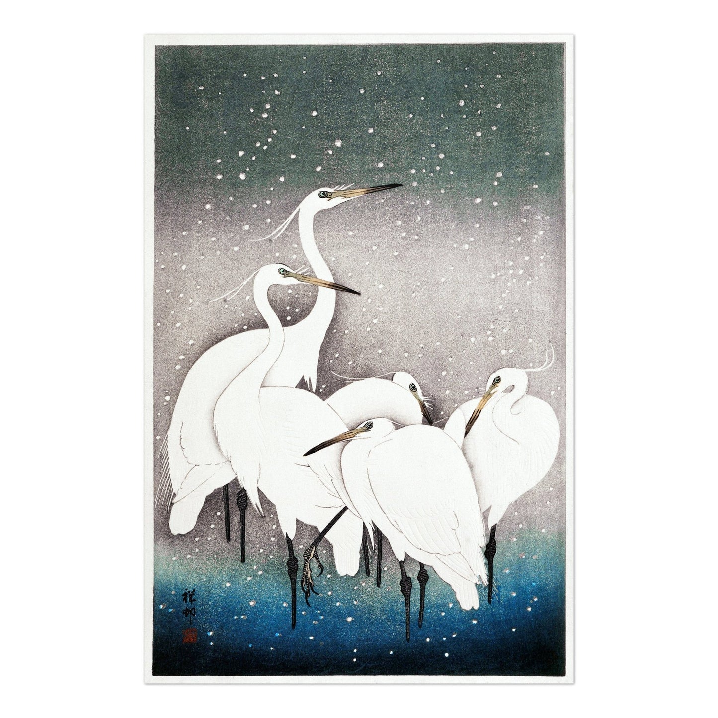 OHARA KOSON – Set mit 3 japanischen Vogelmotiven