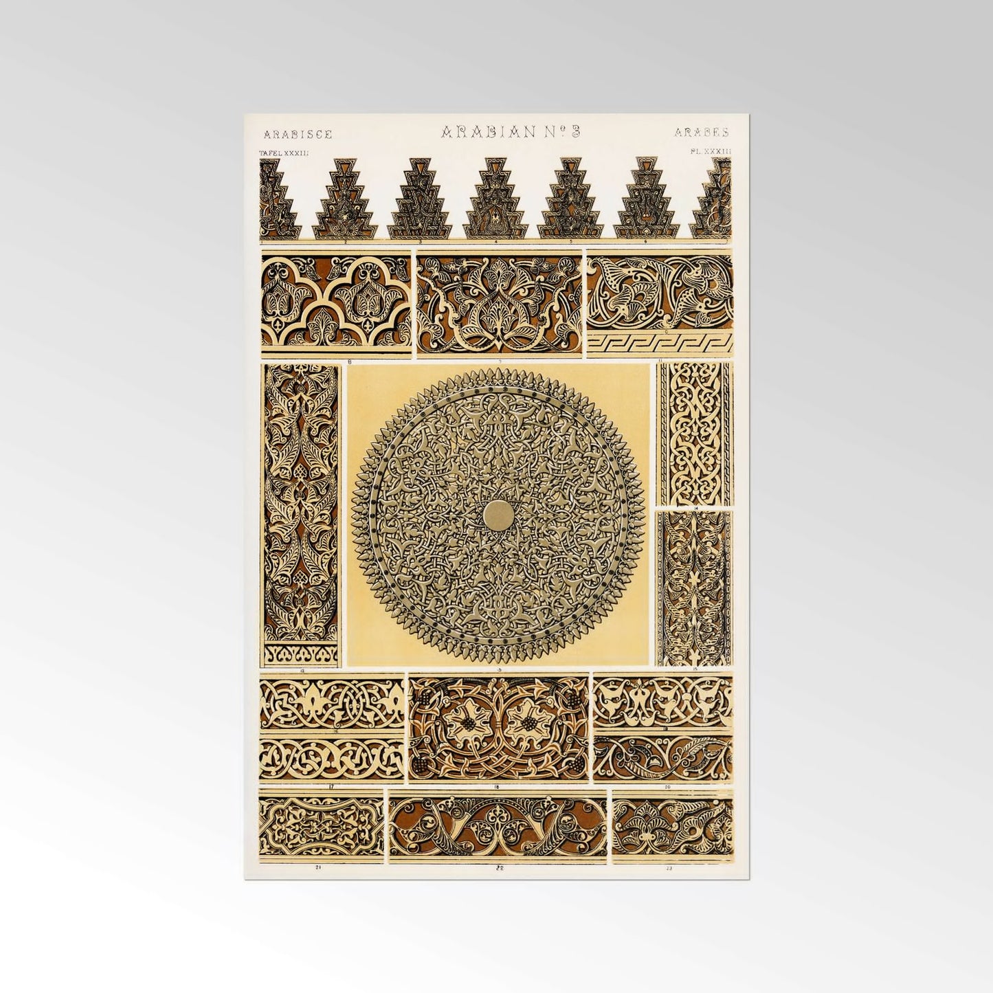 OWEN JONES - Arabian No. 3 from 'The Grammar Of Ornament'