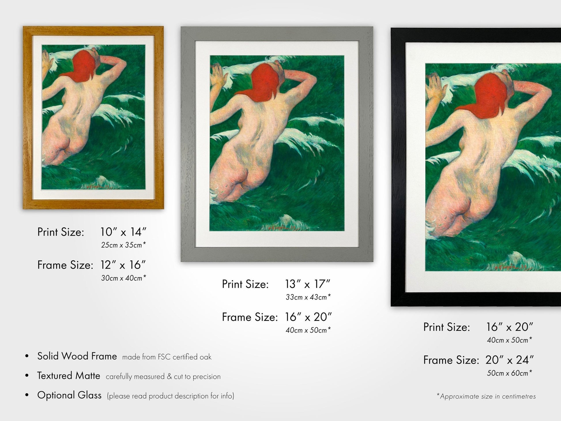 PAUL GAUGUIN - In the Waves (Dans Les Vagues) - Pathos Studio - Art Prints