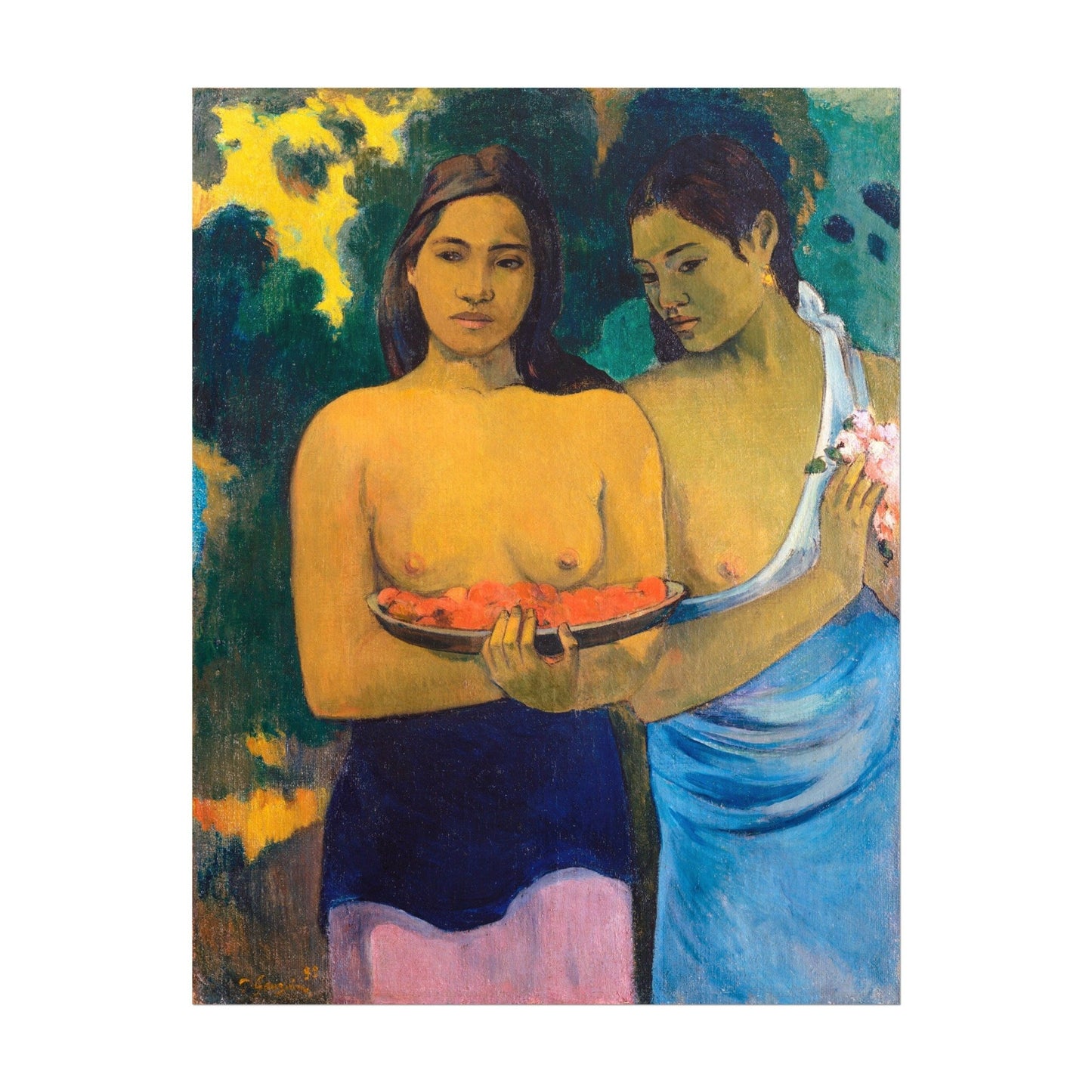 PAUL GAUGUIN - Two Tahitian Women - Pathos Studio - Art Prints