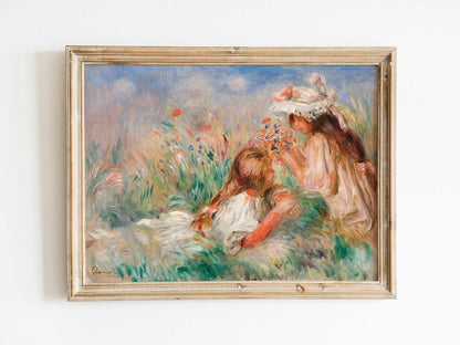 PIERRE-AUGUSTE RENOIR - Girls in the Grass