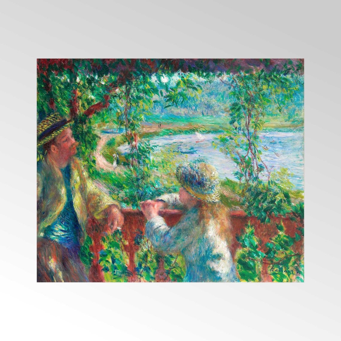 PIERRE-AUGUSTE RENOIR - Near The Lake