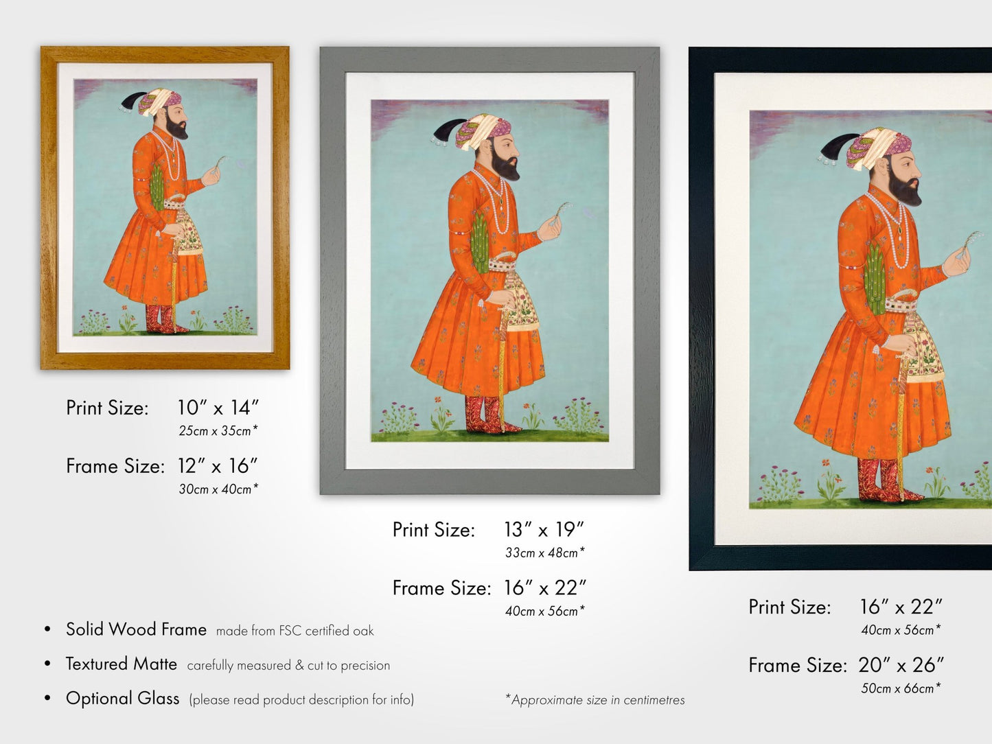 Portrait of Prince Shah ‘Alam (Antique Indian Art) - Pathos Studio - Art Prints