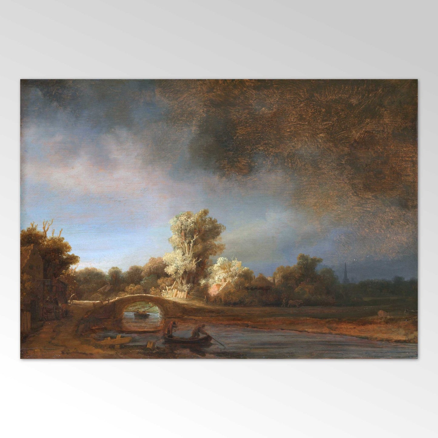 REMBRANDT - Landscape With A Stone Bridge - Pathos Studio -