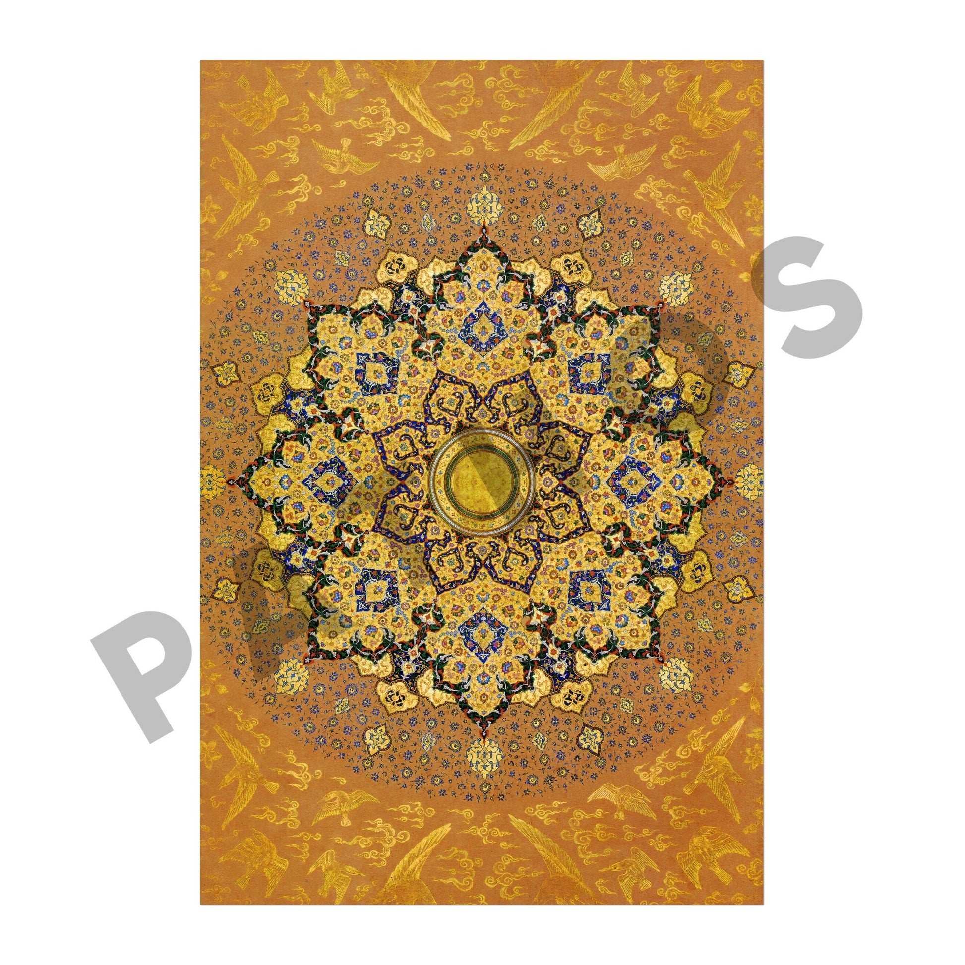 Set of 3 - Traditional Persian Pattern Art - Pathos Studio - Posters, Prints, & Visual Artwork