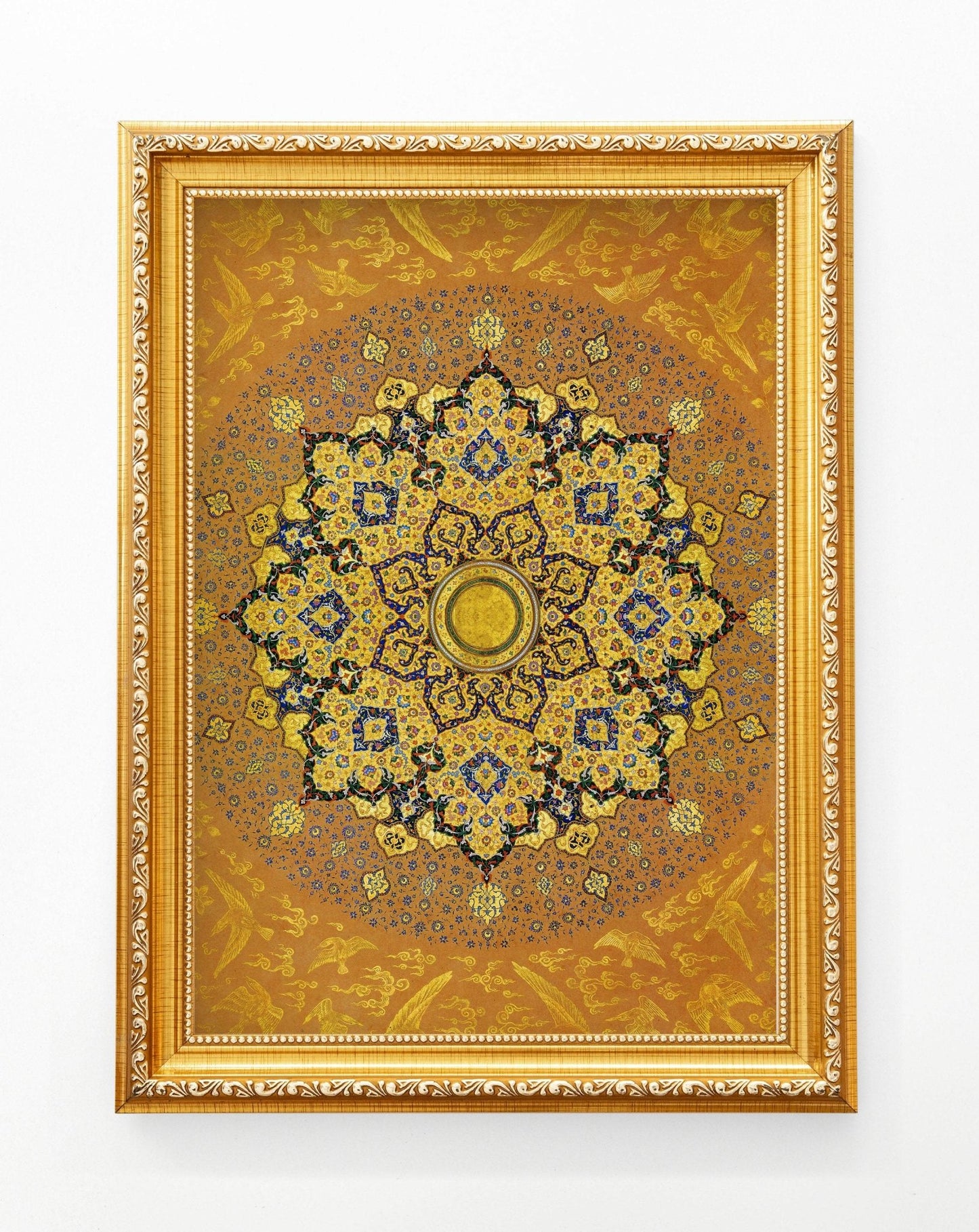 Shamse Tazhib d'un Muraqqa (art traditionnel indien / persan)