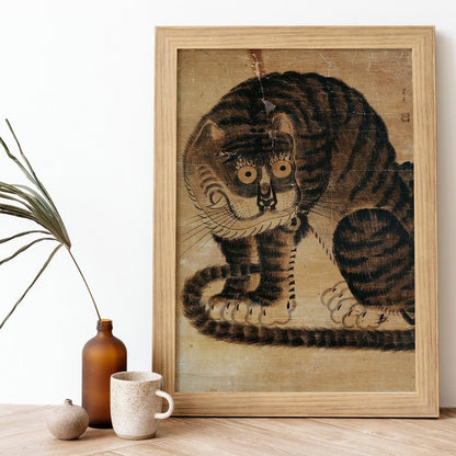 Tiger (Traditional Korean Art) - Pathos Studio - Art Prints