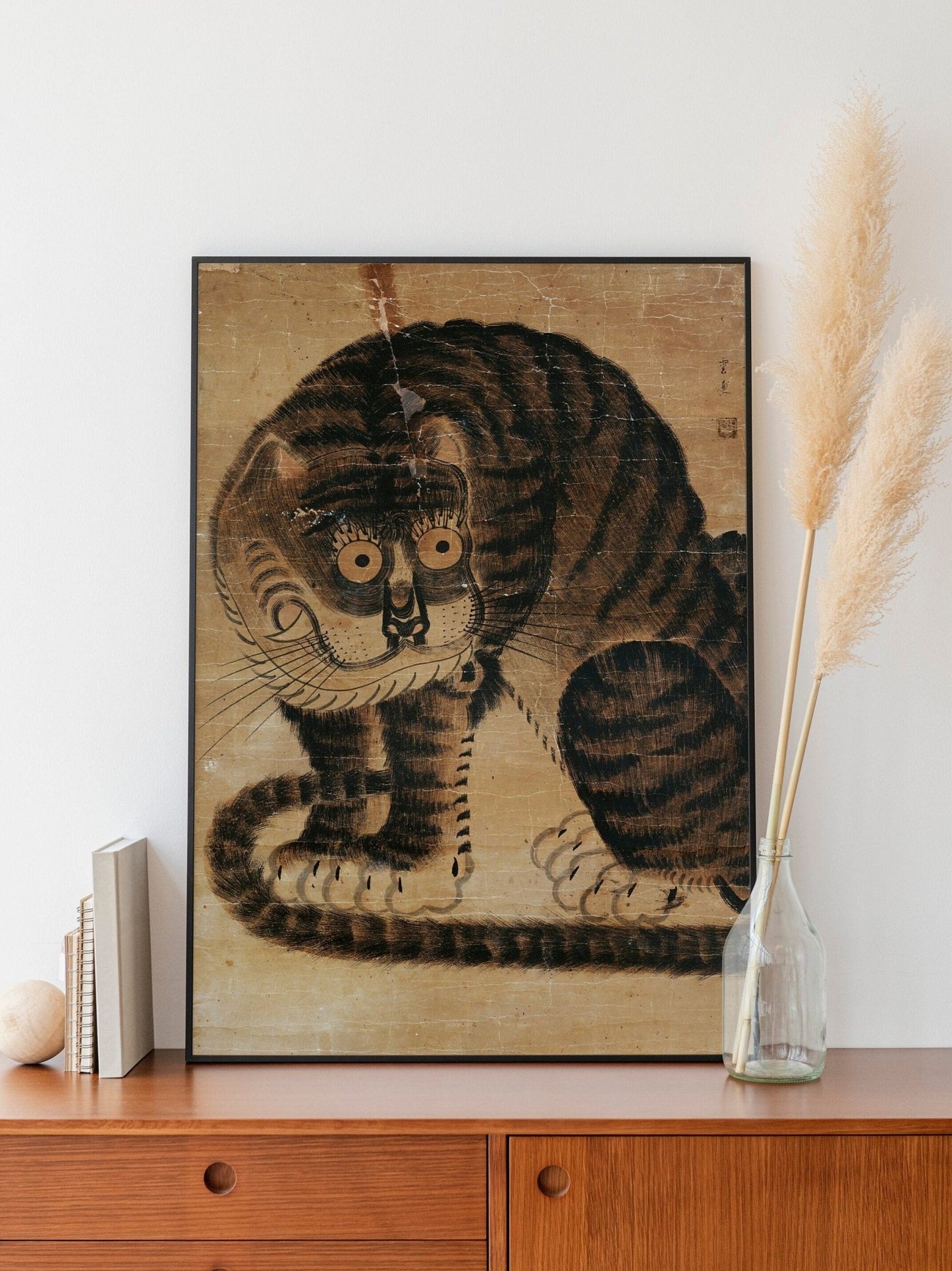 Tiger (Traditional Korean Art) - Pathos Studio - Art Prints