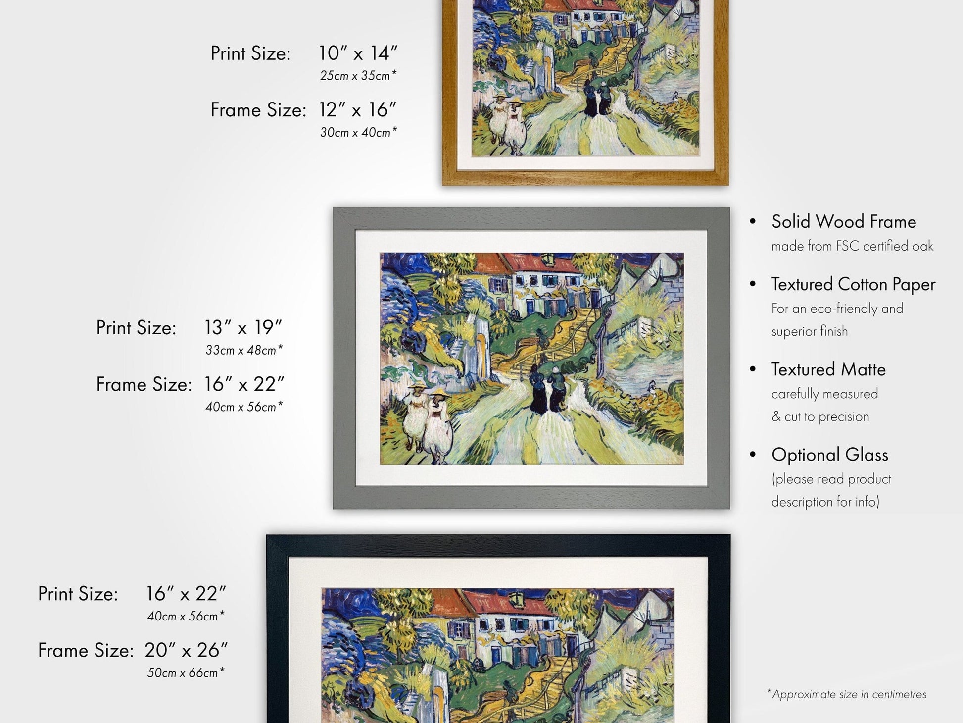 VINCENT VAN GOGH - Stairway At Auvers - Pathos Studio - Art Prints