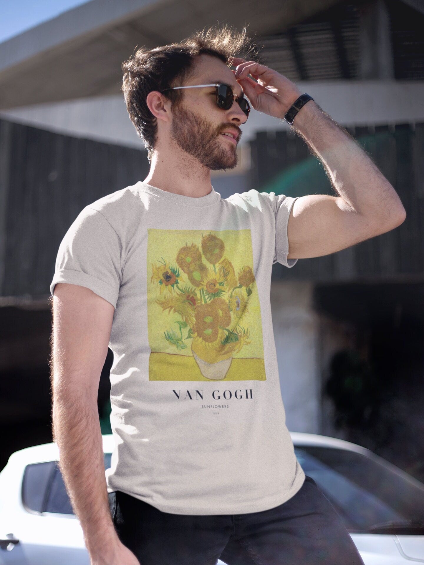 VINCENT VAN GOGH - Sunflowers T-Shirt - Pathos Studio - T-Shirts