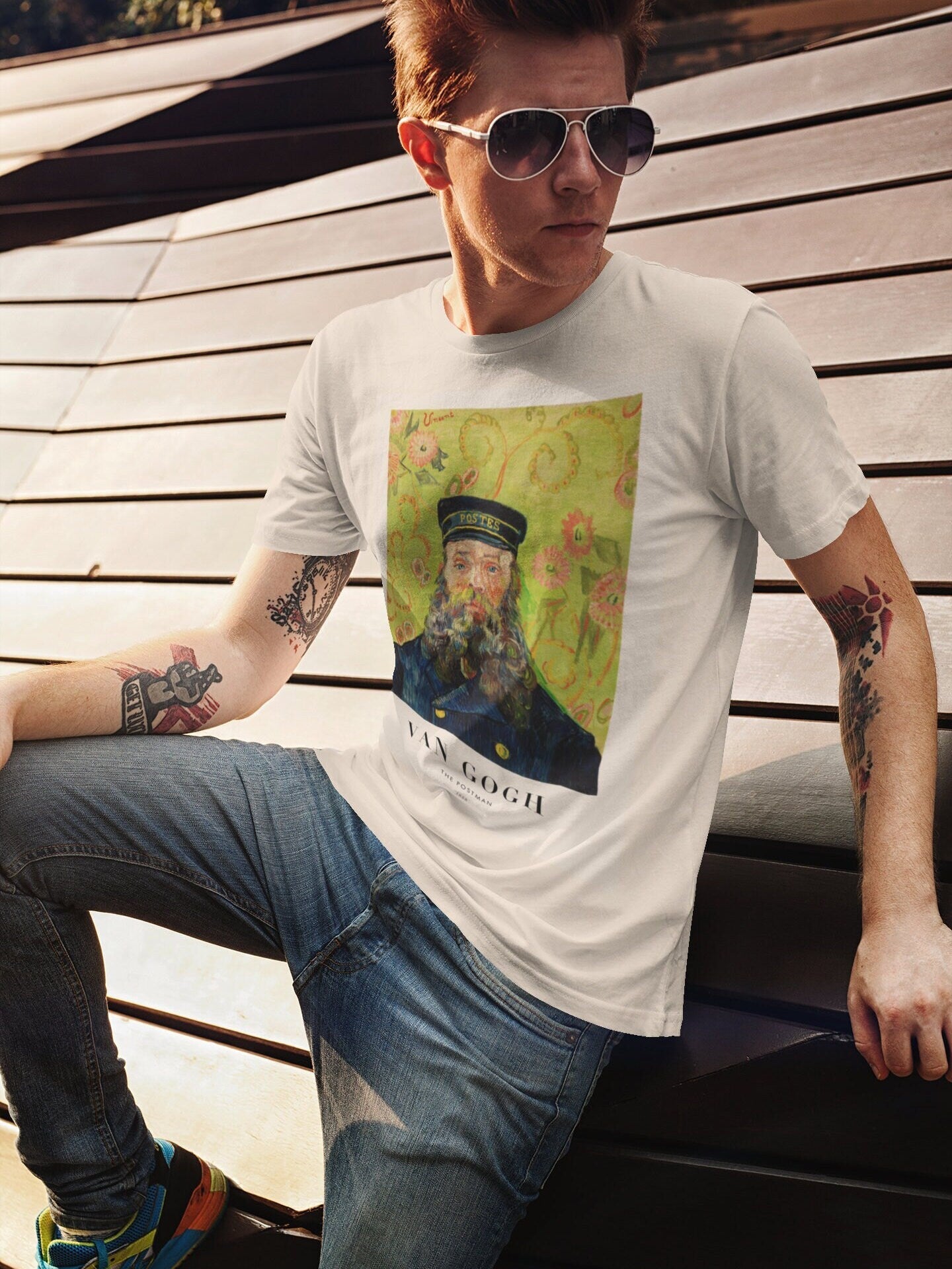 VINCENT VAN GOGH - The Postman T-Shirt - Pathos Studio - T-Shirts