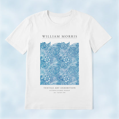 WILLIAM MORRIS – Blue Marigold Exhibition T-Shirt