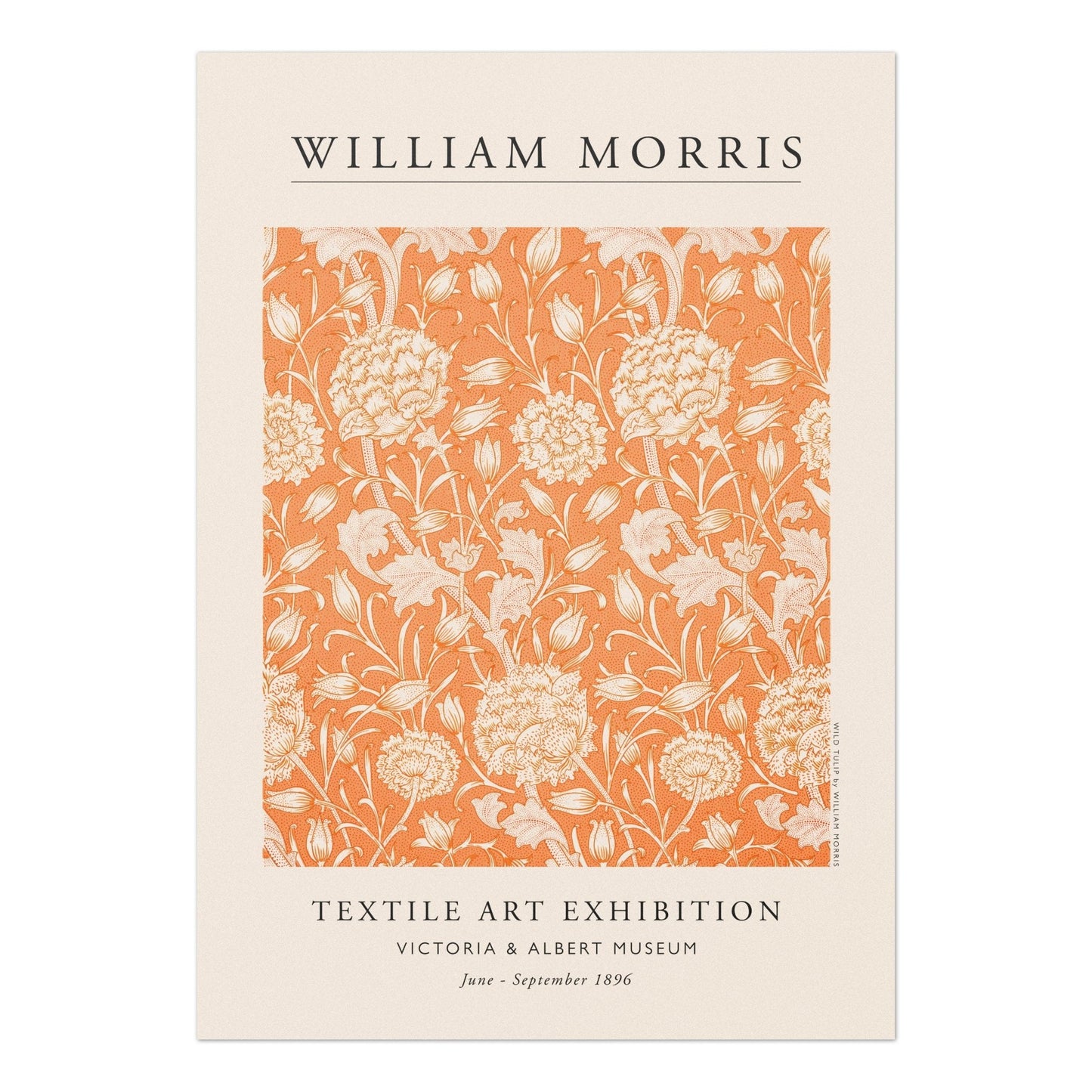 WILLIAM MORRIS - Tulipe sauvage (Affiche d'exposition)